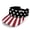 American Flag Decoration, variant on Patriotic Eagle Print Breathable Sun Visor Cap, Polyester Fabric UV Protection Sun Visor Hat Lightweight Sports Visors for Unisex