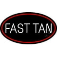 thumbnail image 1 of Fast Tan LED Neon Sign 13 x 24 - inches, Black Square Cut Acrylic Backing, with Dimmer - Bright and Premium built indoor LED Neon Sign for Defence Force., 1 of 6