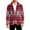 01#Red, variant on Dwelliawo Men's Ugly Christmas Blazer Ugly Xmas Graphic Suit One Button Single Breasted Corduroy Jacket Holiday Party Blazers Classic Sport Coats Brown S