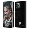 thumbnail image 1 of Head Case Designs Officially Licensed AMC The Walking Dead Rick Grimes Legacy Quote Leather Book Wallet Case Cover Compatible with Apple iPhone 11 Pro, 1 of 6