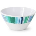 thumbnail image 3 of Gibson Home 136418.01 6 in. Tropical Sway Orleans Melamine Bowl Set, Blue - 12 Piece, 3 of 6
