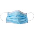 thumbnail image 1 of Mask-Globe, 3-Ply Pleated Level-2, Blue 50/Box, 1 of 1