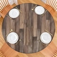 thumbnail image 3 of Round Fitted Tablecloth With Elastic,Outdoor Table Cover,Elastic Edge Design,Suitable for Round Tables Ranging from 52in,Anti Wrinkle and Scratch Resistant,Easy Clean & Stain Resistant, 3 of 4