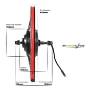 EBIKELING X 20 Rear Wheel 36V 500W Electric Bicycle Conversion Kit