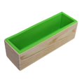 thumbnail image 1 of Modelo de fabricación de jabón de silicona, fundición epoxi, caja de madera rectangular, herramienta de accesorios para manualidades DIY hecha a BLESIY Epoxi de jabón de silicona, 1 of 8
