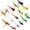 A:15pcs Fly Fishing Poppers, variant on Fly Fishing Poppers Fly Fishing Dry Flies Topwater Fishing Lures Bass Popper Flies Bugs Lures Panfish Bait Fly Trout Bobber Flies Kit for Bass Trout Panfish Bluegill Salmon