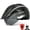 BlackWhite, variant on VICTGOAL Bike Helmet with Visor and Goggles USB Rechargeable Light for Adult Men Women