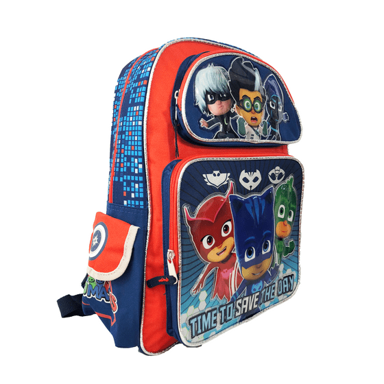 16 Boys Book Bag Owlette Gekko School Pj Masks Large Backpack