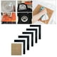thumbnail image 3 of Vinilo termoadhesivo para camisetas, paquete de 23 láminas de vinilo HTV de 10 x 12 pulgadas (11/23) Negro Blanco 11 piezas, 3 of 9