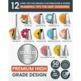 thumbnail image 4 of 50PCs Cake Decorating Supplies Kit with 12" Aluminum Rotating Cake Turntable Stand, Professional Leveler, Straight & Offset Spatulas, 12 Numbered Icing Tips & Bags, 4 of 7