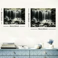 thumbnail image 6 of ONETECH  Large Black and White Wall Art Waterfall Pictures Canvas Prints Nature Landscape Paintings Artwork 16x12inch, 6 of 6