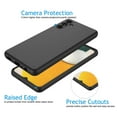 thumbnail image 3 of Cell Phone Cases for 6.5" Galaxy A13 5G, Njjex Liquid Silicone Gel Rubber Shockproof Case Ultra Thin fit Galaxy A13 5G Case Slim Matte Surface Cover for Samsung Galaxy A13 5G 2021 -Black, 3 of 8
