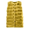 thumbnail image 4 of Usmixi 2023 Faux Fur Coat for Women Fluffy Plush Vest for Women Plus Size Casual Solid Sleeveless Fuzzy Fleece Coat Open Front Faux Furry Long Tank Outwear Winter Faux Fur Coat, 4 of 6