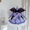 thumbnail image 3 of Sanrioed Anime Kid Girl Dress Plush Kuromi Melody Lolita Kawaii Sweater Skirt Thickening Autumn Winter Princess Role Play Dress, 3 of 5