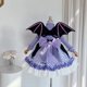 thumbnail image 3 of Sanrioed Anime Kid Girl Dress Plush Kuromi Melody Lolita Kawaii Sweater Skirt Thickening Autumn Winter Princess Role Play Dress, 3 of 5