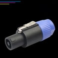 thumbnail image 4 of Conector NL4FC 4 Polos Y Pines Ohm Cable Audio para Altavoz Adaptador Enchufe, 4 of 8