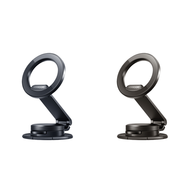 Soporte para teléfono Soporte magnético plegable para celular de coche Soporte GPS plegable Plata