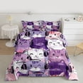 thumbnail image 2 of Castle Fairy Children Kawaii Cats Queen Comforter Set,Cute Pet Bedding Comforter Set, 2 of 8