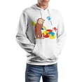 thumbnail image 3 of Curious George 3 Hoodie Fashion Hip Hop Women/Men Hoodie Sweatshirt With Pocket, 3 of 7