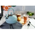 Mainstays Teal 1.8 Liter Stainless Steel Whistling Tea Kettle