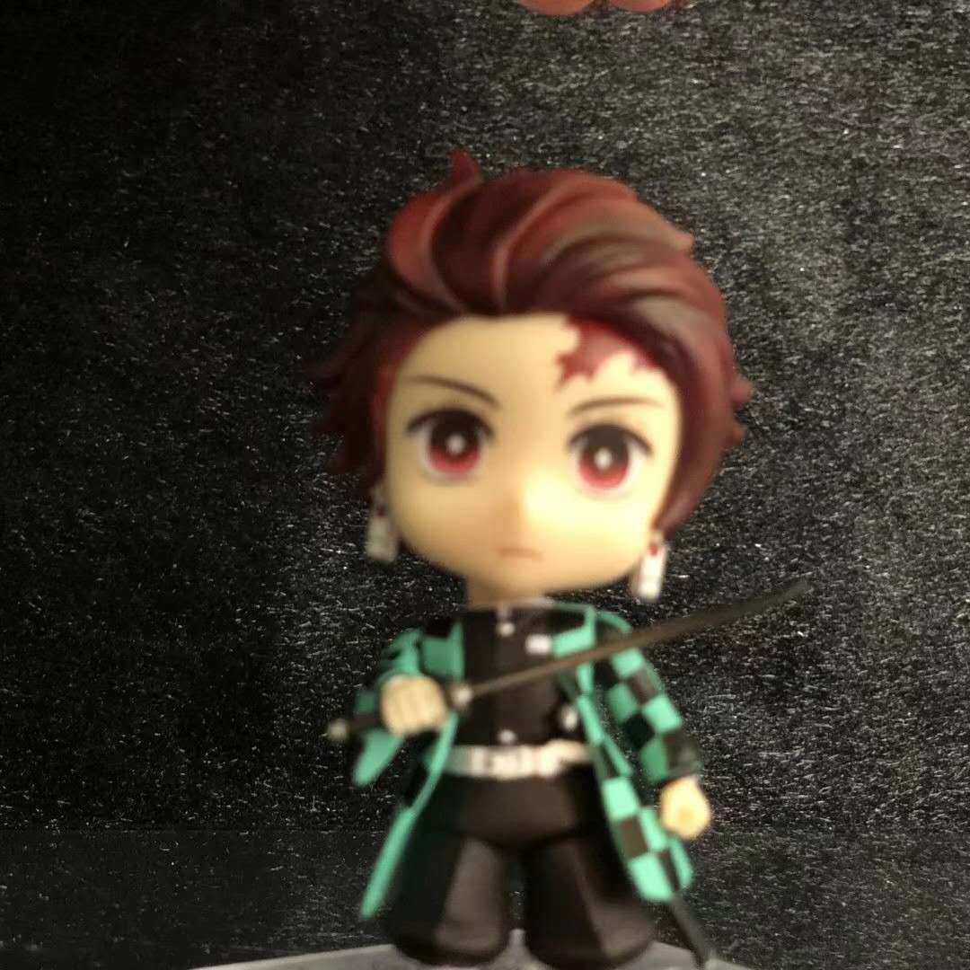 New Kamado Tanjirou (Q Ver) Character Anime Model Statue Action Figures Desktop Ornament Popular Decorations Fan Souvenirs Creative Gift Collectable