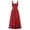 A_ Red, variant on Women's Cozy Summer Sleeveless Halloween Costume Dress Gathered Detail for Renaissance Fair and Medieval Banquet Red XL