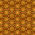 thumbnail image 1 of Ahgly Company Indoor Square Patterned Neon Orange Area Rugs, 8' Square, 1 of 6