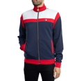 thumbnail image 2 of Fila Cruz Colour Blocked Archive Track Jacket, Blue, 2 of 6