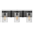 thumbnail image 2 of Hinkley Lighting - Three Light Bath - Sawyer - 3 Light Bath Vanity in Rustic, 2 of 5