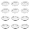thumbnail image 6 of Raindrops 12Pcs Circular Stainless Steel Ventilation Grille for Cabinet and Furniture 6.4X6.4X0.4In, 6 of 7