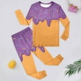 thumbnail image 2 of DHFJKG Pyjama Boys Girls Outfits Set Soft Long Sleeve Round Neck Pajama Set With Ice Cream Print Comfortable Sleepwear For Toddler And Kids Leisure Pyjamas, 2 of 4
