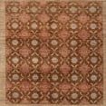 thumbnail image 1 of Ahgly Company Indoor Square Contemporary Red Abstract Area Rugs, 5' Square, 1 of 6