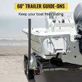 thumbnail image 1 of Guía de remolque de barco VEVOR 60' con cubiertas de tubo de PVC negro y accesorios de montaje, 1 of 9