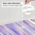 thumbnail image 5 of YFYANG Absorbent Dish Drying Mat for Kitchen, Reusable Purple Watercolor Texture Microfiber Dish Mat, 16 x 18 inch, 5 of 9