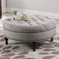 thumbnail image 2 of Pouf Palfrey en Beige, 2 of 2