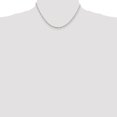 thumbnail image 5 of White Sterling Silver chain Rope Pendant 16 in 2.75 mm, 5 of 5
