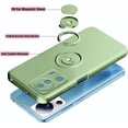 thumbnail image 3 of Compatible with Xiaomi 13 Lite Case Silicone Cute Shockproof Anti-Scratch Xiaomi 13 Lite Phone Case with Ring Kickstand Full Body Protection Cases for Women (Green), 3 of 14