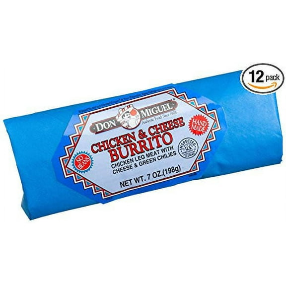 Don Miguel Chicken & Cheese Burrito, 7-Ounce (12 Count)
