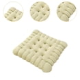 thumbnail image 6 of MAGIDEAL Biscuit Shape Cushion Biscuit Pillow Simple Modern Floor Cushion Chair Green, 6 of 8