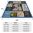 thumbnail image 3 of Teacher Blanket Gifts for Women Men,Teacher Appreciation Gifts,Teacher Back to School Teachers'' Day Throw Blankets Best Teacher Birthday Valentines Day Gifts 60"x50", 3 of 5