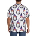 thumbnail image 3 of Fotbe Golf balls Print Short Sleeve Button Down Shirts for Men Casual Summer Beach Wrinkle Free Shirt-Medium, 3 of 5