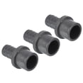 thumbnail image 1 of Unique Bargains UPVC Reducer Pipe Fitting 25mm OD 17mm Barbed, 3 Pack Straight Coupling Adapter Connector, Grey, 1 of 5