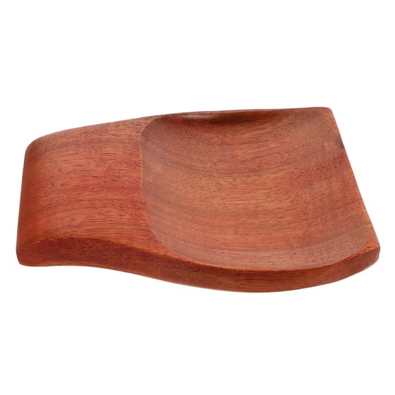 SEWCHICS Brown Wood Spoon Rest for Kitchen Countertop with Practical Design