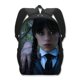 thumbnail image 1 of Mochila Wednesday Addams para niños, Nevermore Academy, bolsa de jardín de infantes para niñas, bolsas de pañales para niños pequeños, bolsas de regalo para jardín de infantes hola suerte  unisex, 1 of 1