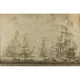 thumbnail image 3 of Willem van de Velde the Elder 14x11 Black Modern Framed Museum Art Print Titled - Council of War Aboard "The Seven Provinces", the Flagship of Michiel Adriaensz De Ruyter, 10 June 1666 (1666, 3 of 5