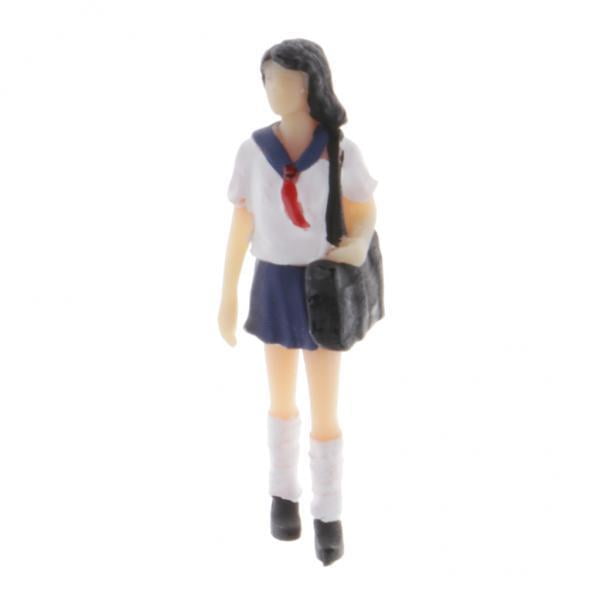 Figuras Diorama Sunnimix 1:64 Uniforme Chica Moda Niño B 2 Piezas