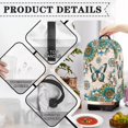 thumbnail image 5 of FKELYI Bohemian Floral Butterfly Print Blender Dustproof Cover Food Processors Dust Cover Anti Splash Stand Mixer Appliance Protector Covers with Handle for Coffee Maker, 5 of 6