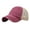 Red, variant on Unisex Fashion Baseball Cap, Denim Buckle Snapback Hat, Breathable Mesh Outdoor Sun Hat, Summer Sun Protection Hat for Daily Wear, Running, Travel and Outdoor Activities-Black
