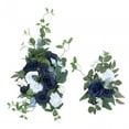 thumbnail image 3 of 2Pcs Wedding Arch Flower Swag Wedding Arch Rose Wreath Floral Swags Welcome Sign F, 3 of 9