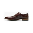thumbnail image 6 of Men's Stacy Adams Shoes Crocodile Leather Print GABARDO 25681-221 Cognac, 6 of 9